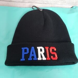New‎ Paris Black Knit Hat